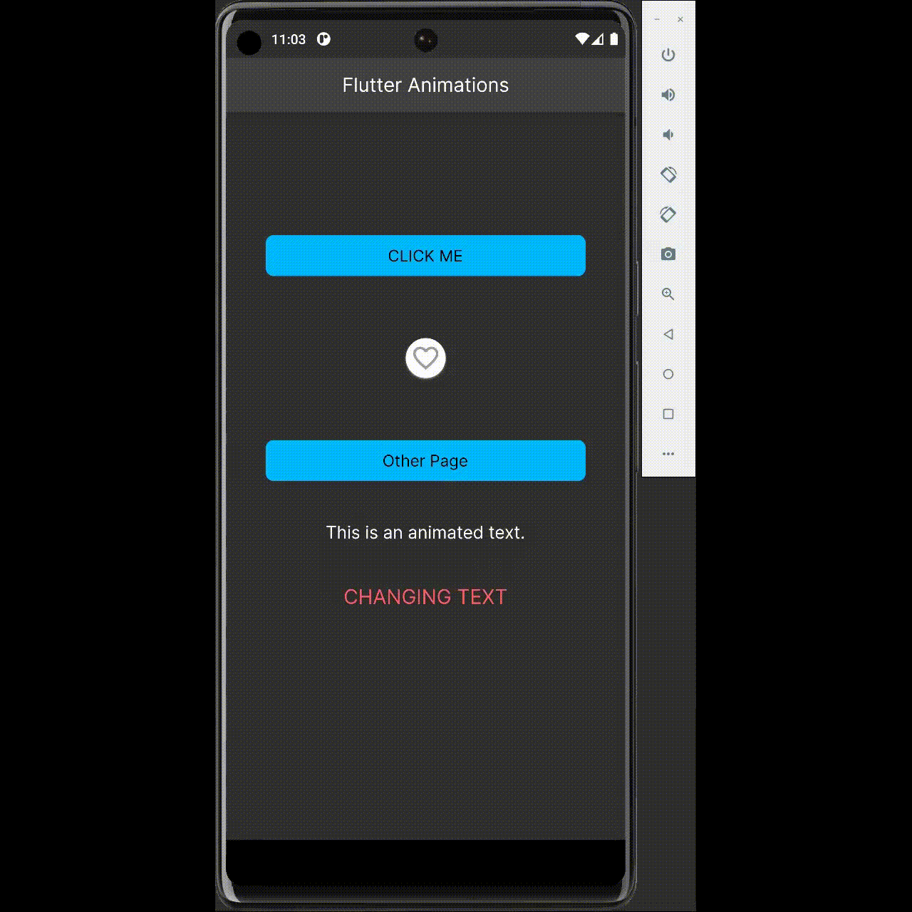 Flutter在项目中使用动画不使用包实现详解