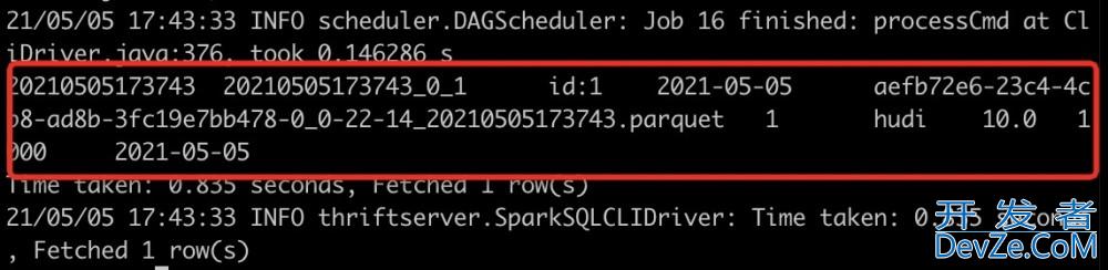 Apache Hudi集成Spark SQL操作hide表