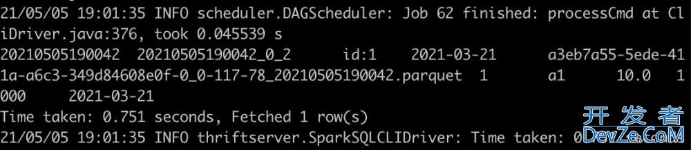 Apache Hudi集成Spark SQL操作hide表