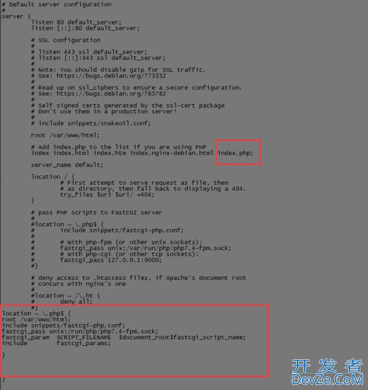 nginx安装完成无法解析php解决方法
