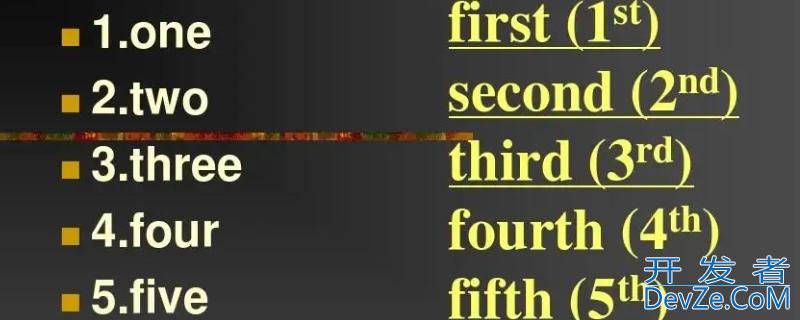 three序数词是什么，英语单词 three(序数词是什么