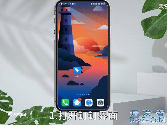 钉钉挂件如何设置 钉钉怎么添加挂件