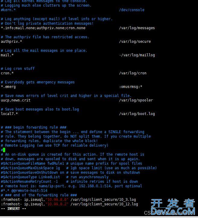 Linux中一对多配置日志服务器的详细步骤