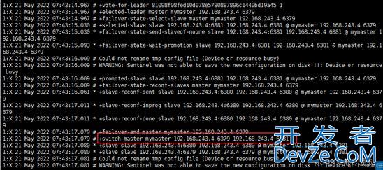 使用Docker配置redis sentinel哨兵的方法步骤