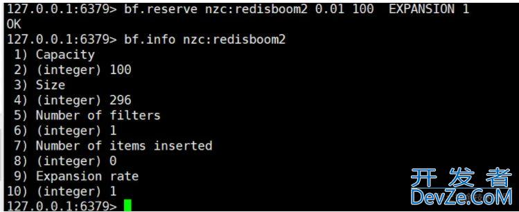 Redis 布隆过滤器命令的使用详解