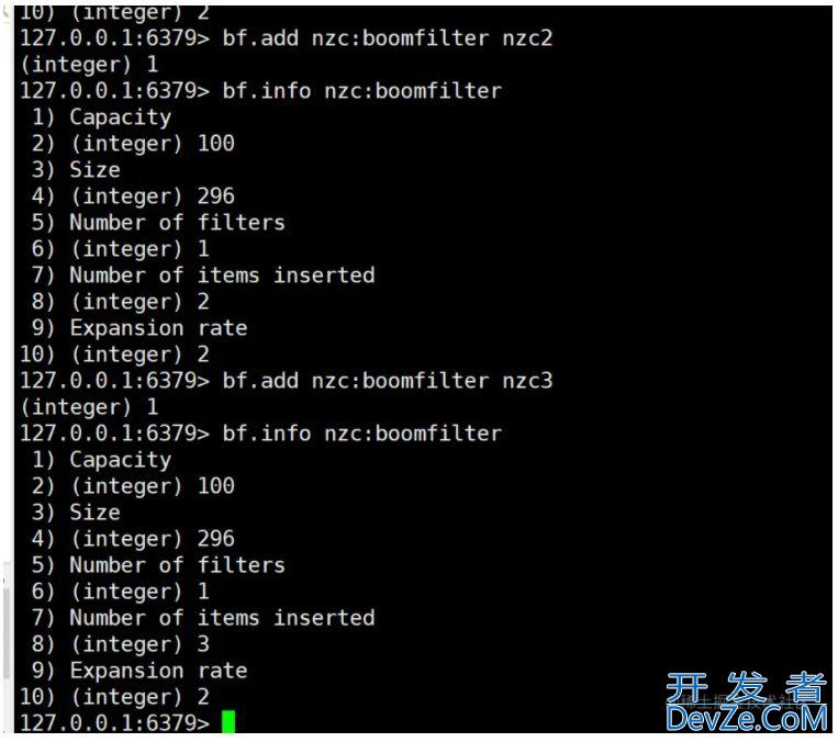 Redis 布隆过滤器命令的使用详解