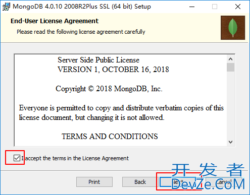 Windows10安装MongoDB4.0详细步骤及启动配置教程