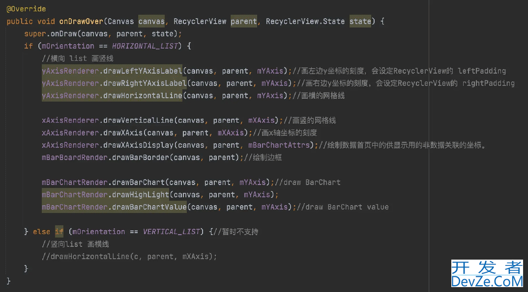 Android RecyclerBarChart绘制使用教程