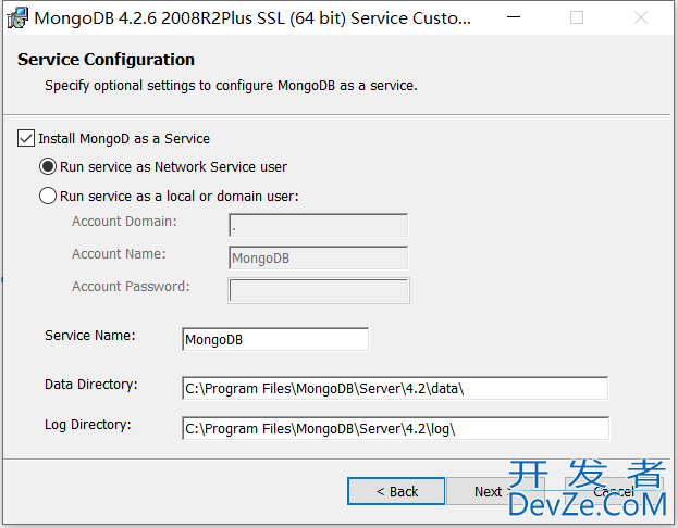 Windows平台安装MongoDB数据库