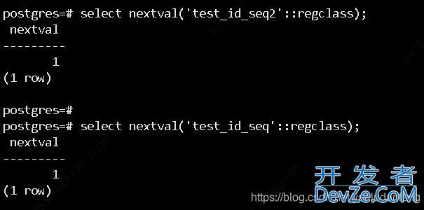 PostgreSQL 序列绑定字段与不绑定字段的区别说明