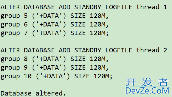 DBCA命令行搭建Oracle ADG的流程