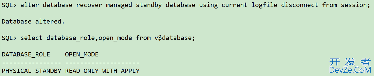 DBCA命令行搭建Oracle ADG的流程