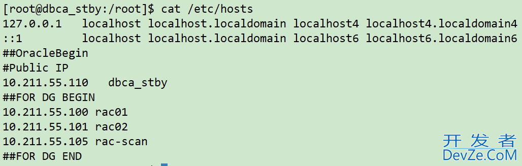DBCA命令行搭建Oracle ADG的流程
