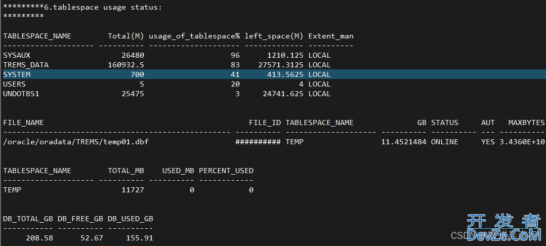 Oracle sysaux表空间异常增长的完美解决方法