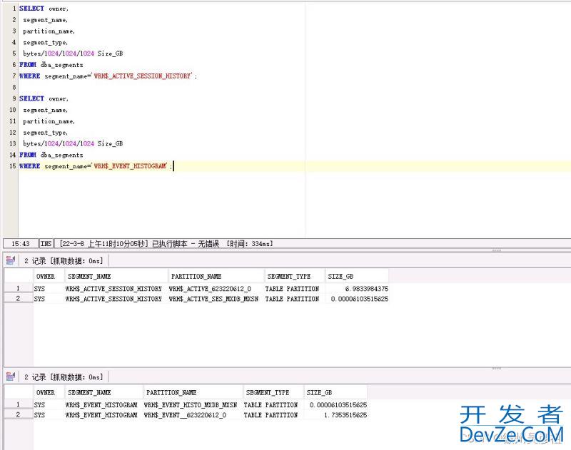 Oracle sysaux表空间异常增长的完美解决方法