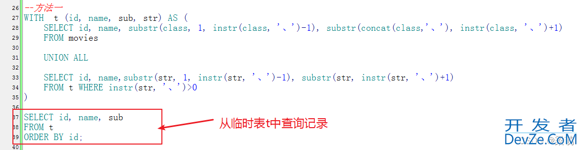 SQL案例学习之字符串的合并与拆分方法总结