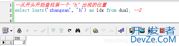 解读Oracle中代替like进行模糊查询的方法instr(更高效)