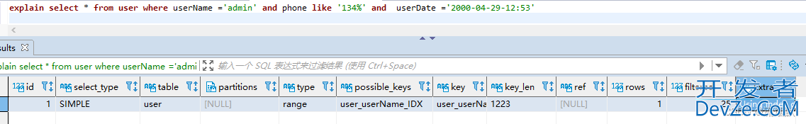 MySQL最左匹配原则深入分析