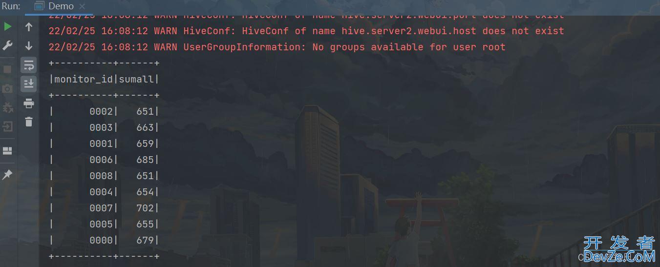 使用SQL实现车流量的计算的示例代码