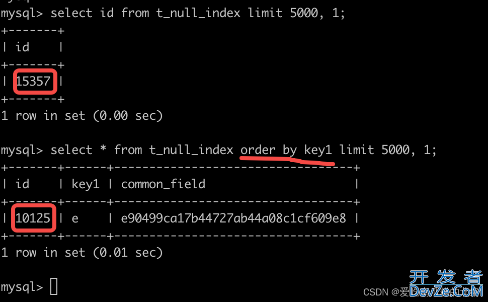 MySQL Limit执行过程分析探索