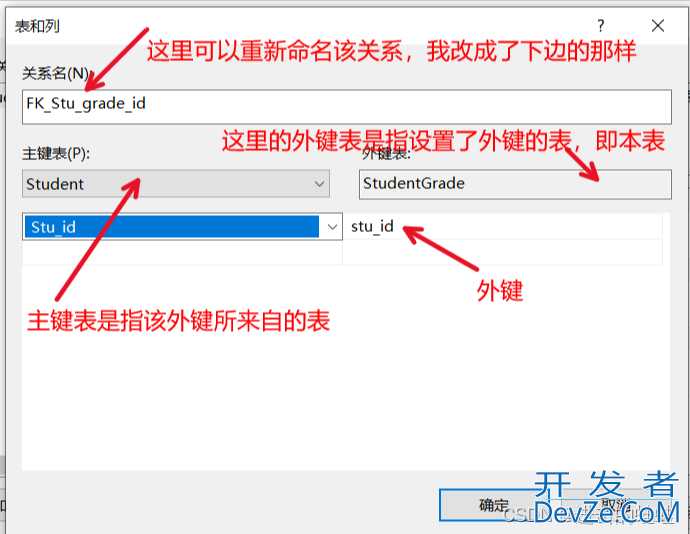 SQL Server主键与外键设置以及相关理解
