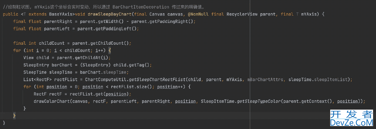Android RecyclerChart其它图表绘制示例详解