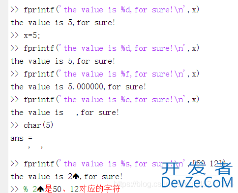 Matlab常用的输出命令disp与fprintf解读