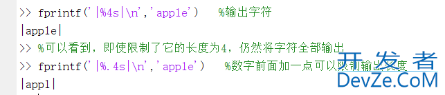 Matlab常用的输出命令disp与fprintf解读