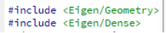 C++应用Eigen库对应实现matlab中部分函数问题