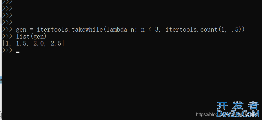 用Python实现的等差数列方式