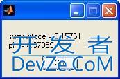 How do you display something from a function onto a display window in a GUI in MATLAB?