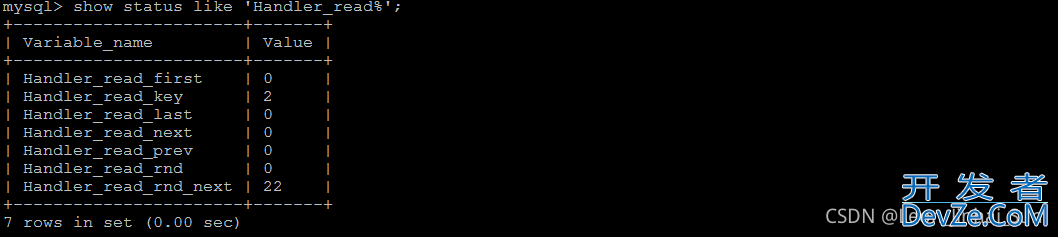 Mysql如何查看是否使用到索引