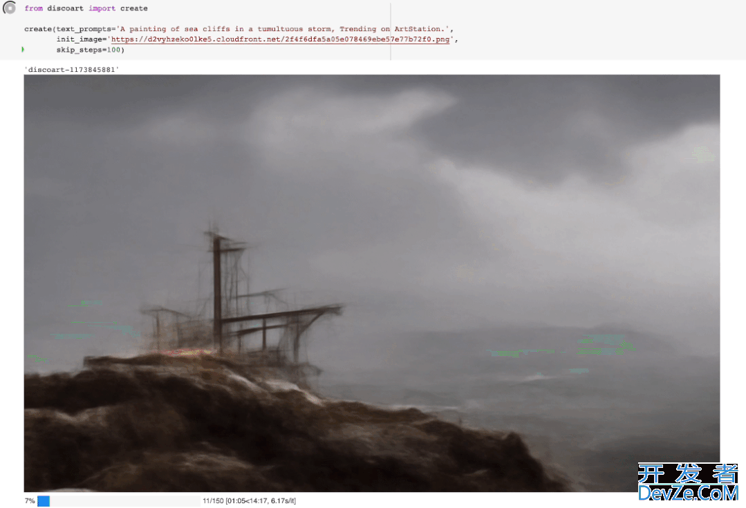 Python实现一行代码自动绘制艺术画