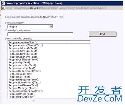 Property showing up in crawled properties selection (Search)