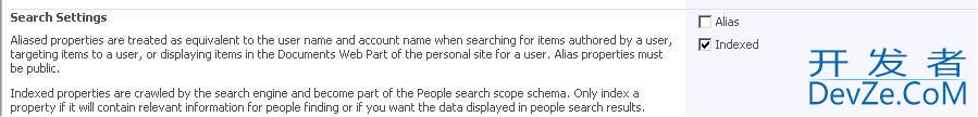 Property showing up in crawled properties selection (Search)