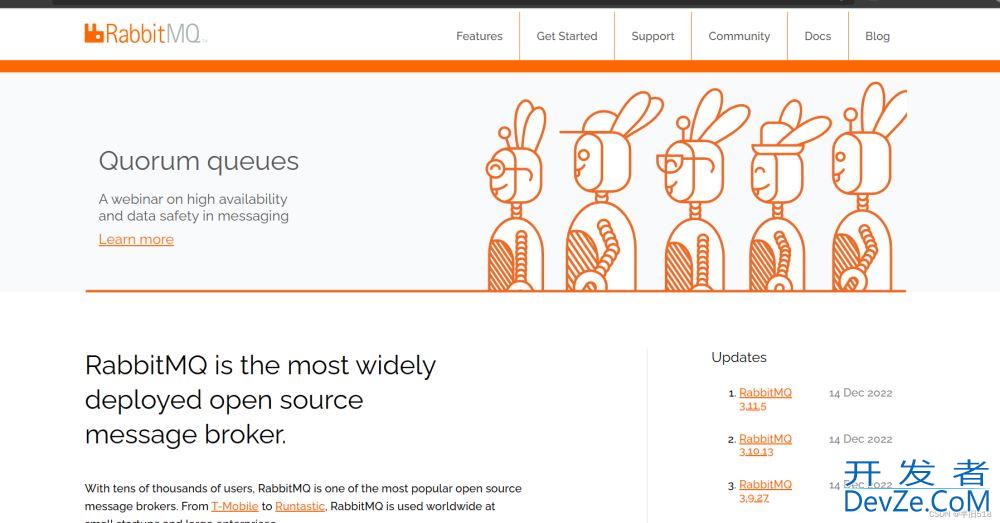 1小时快速上手RabbitMQ(简介及安装过程)