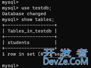 Python实现MySql数据库交互的示例