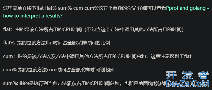 go性能分析工具pprof的用途及使用详解