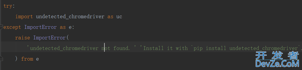 Python第三方库undetected_chromedriver的使用
