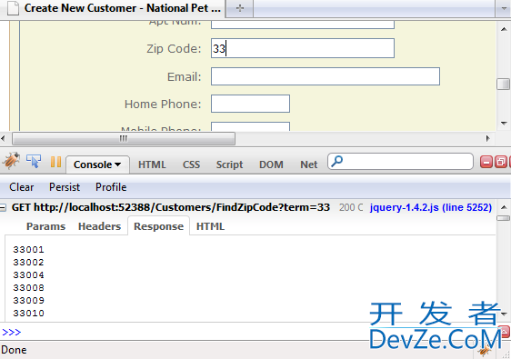ASP.Net MVC Jquery UI Autocomplete - list not showing up when I debug