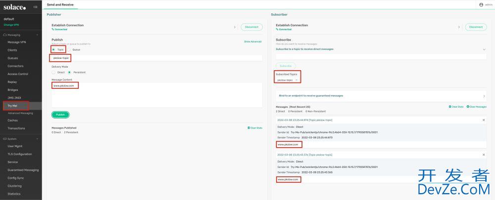通过Docker启动Solace并在Spring Boot通过JMS整合Solace的操作方法