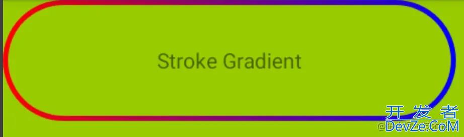 Android UI动态设置带有Stroke渐变色背景Drawable