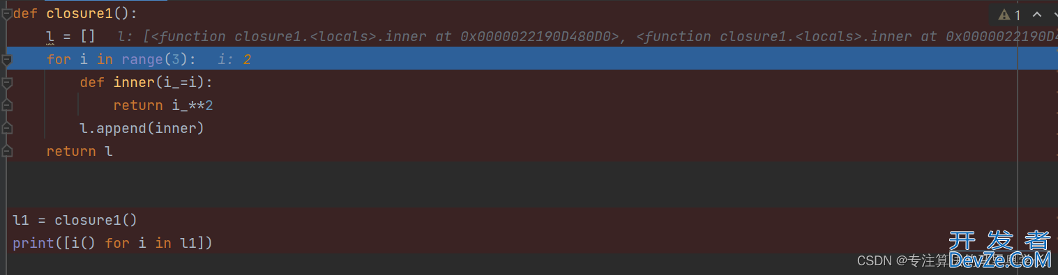 Python闭包与闭包陷阱举例详解