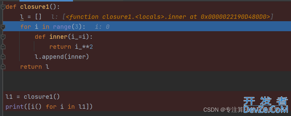 Python闭包与闭包陷阱举例详解