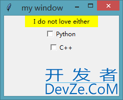 tkinter如何获取复选框(Checkbutton)的值