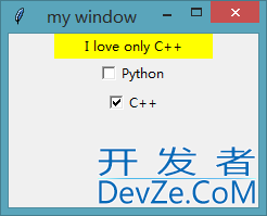 tkinter如何获取复选框(Checkbutton)的值