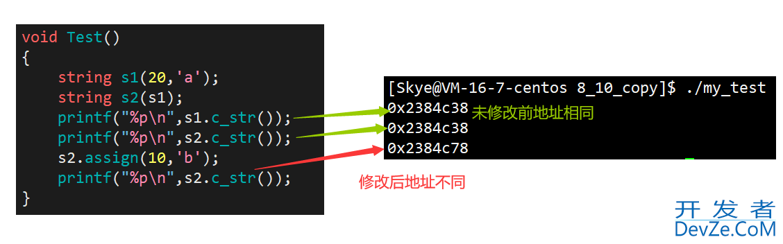 C++深浅拷贝及简易string类实现方式