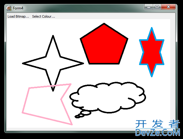 Is it possible to use "Fill with color" function on Delphi's Image component?