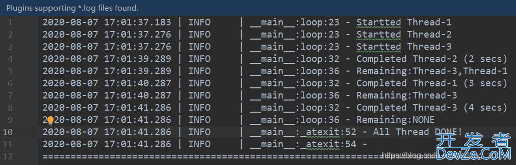 Python 日志管理模块Loguru的用法小结