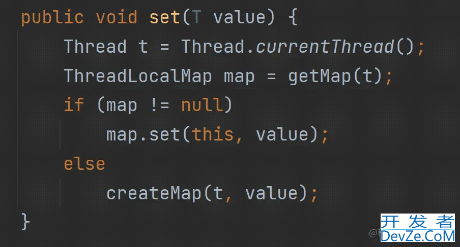 ThreadLocal的set方法原理示例解析